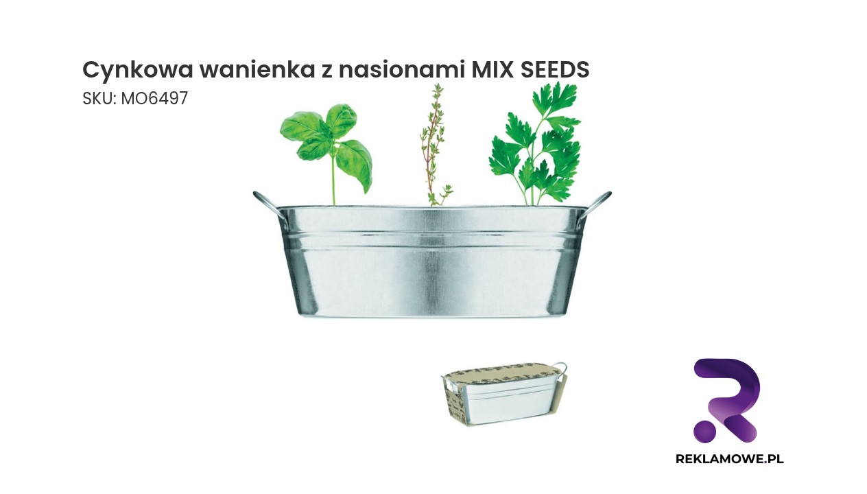 Cynkowa wanienka z mieszanką nasion MIX SEEDS
