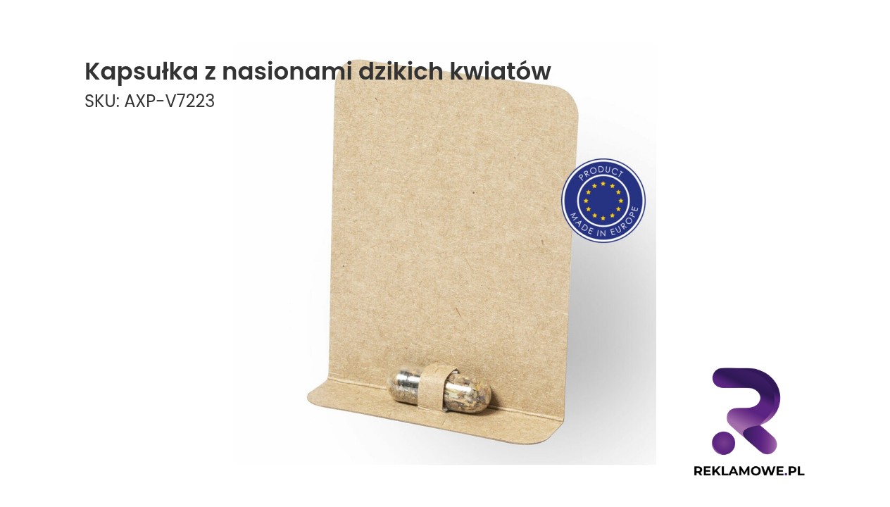 Kapsułka z nasionami dzikich kwiatów Kapsułka z nasionami dzikich kwiatów