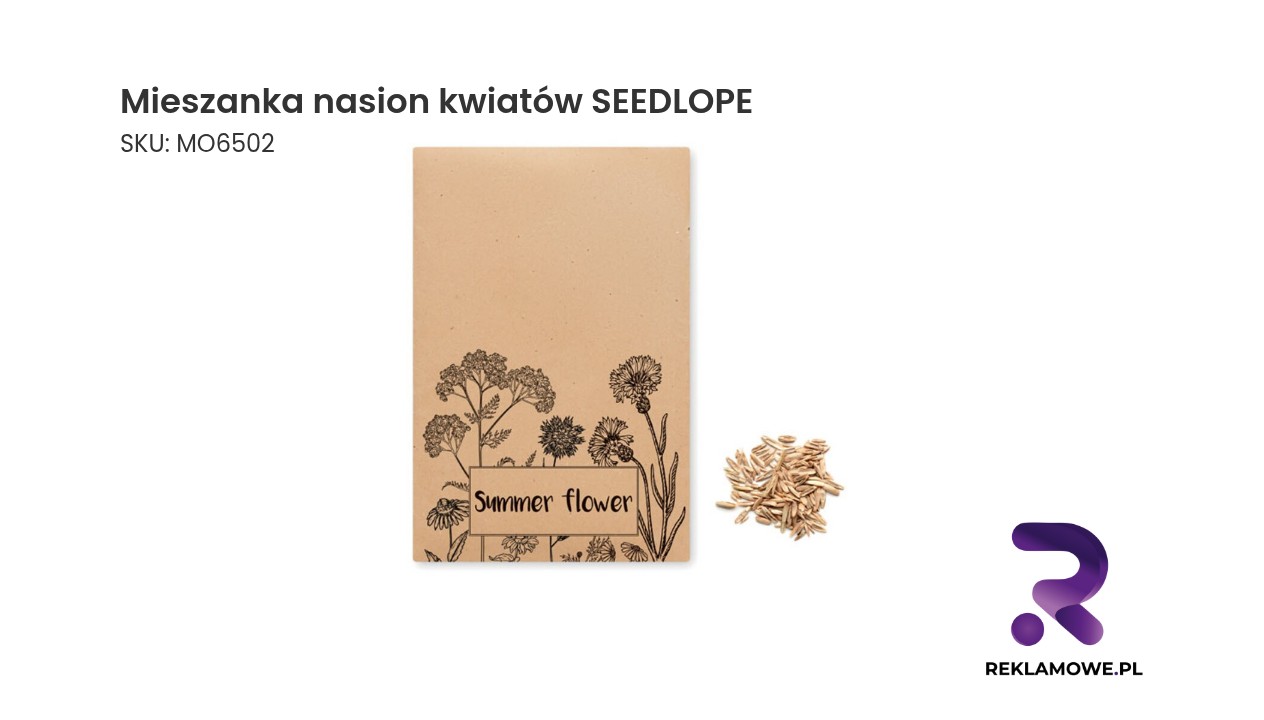 Nasiona kwiatów mieszanka Seedlope w opakowaniu
