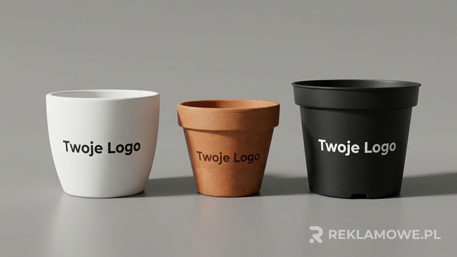 Porównanie materiałów używanych w produkcji doniczek reklamowych