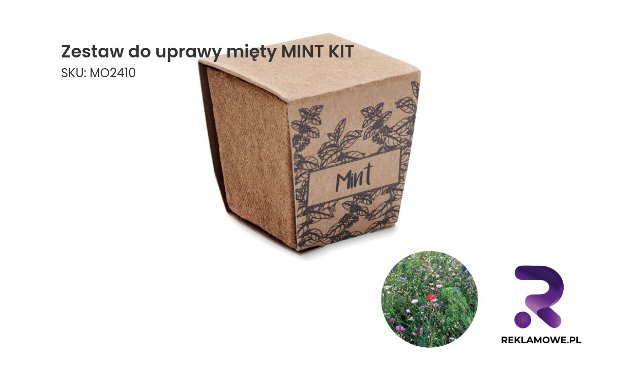Zestaw do uprawy mięty MINT KIT – zestaw do samodzielnej uprawy świeżej mięty w domu