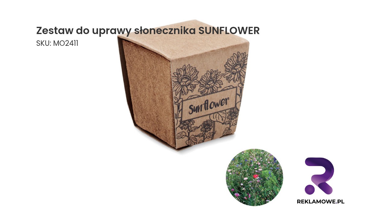 Zestaw do uprawy słonecznika SUNFLOWER – zestaw do samodzielnej uprawy słonecznika